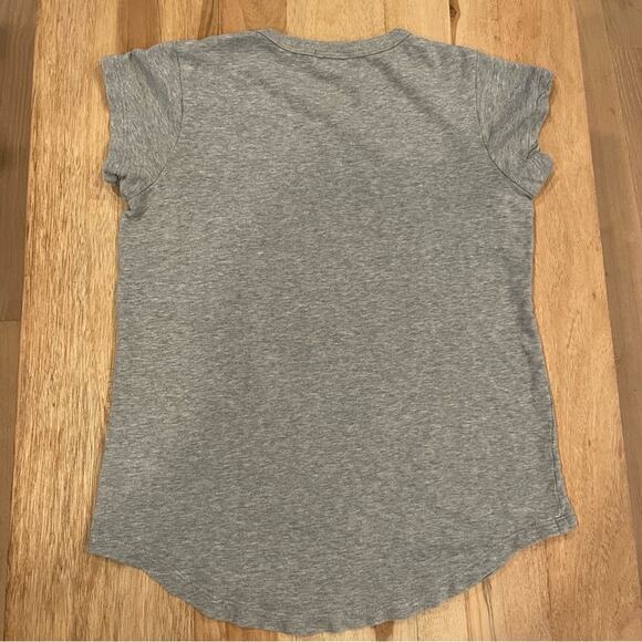 James Perse Heather Gray Short sleeve Sweatshirt size small - Picture 5 of 7